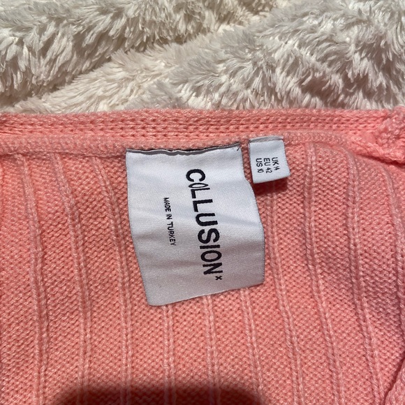 Pink Knit Cardigan - Picture 3 of 3